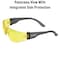Teng Tools Safety Glasses Yellow Lenses Anti Fog Scratch Resistant SG960Y - alternate 2